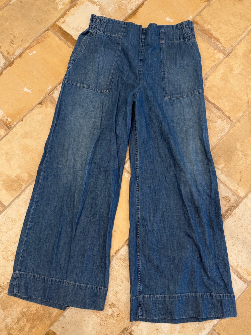 We The Free Wide-Leg Indigo Denim Jeans